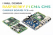 design raspberry pi cm4 cm5 carrier board pcb and embedded linux hardware