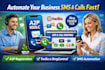 setup twilio a2p 10dlc ringcentral tcr SMS marketing and call system