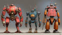 high quality robot, mecha concepts