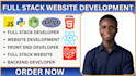 do full stack website development front end developer full stack website