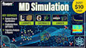 run up to 100ns molecular dynamics simulation of a protein ligand complex