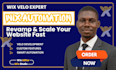 revamp wix consultant website using wix velo code wix automation in 24 hours