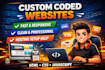 build a fast, responsive website using custom code