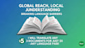 provide professional, fast and accurate translation