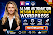 ai and automation webflow framer website landing page saas website redesign