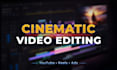 edit cinematic videos with modern and clean style