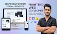build a custom website development as full stack developer, front end developer