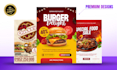 design restaurant and fast food instagram posts or facebook ads