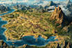 draw a fantasy map