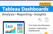 build custom tableau dashboards and reports