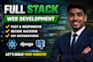 be your full stack developer in django ,react, postgresql