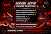 setup a custom minecraft server with plugins, gui, and configs