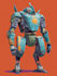 do anime style mecha robot illustrations