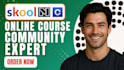 do skool online community increase skool community members