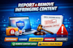 remove infringing, leaked, and harmful content with dmca takedown