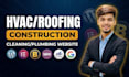 design construction cleaning plumbing hvac roofing website