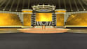 design realistic 3d virtual stage with lighting, rendering, and immersive visual