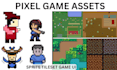 do pixel art character sprite sheet 2d game assets tileset animation rpg maker