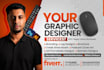 be your expert graphic designer for all design needs