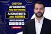 do ai website ai software ai chatbot and ai agents development