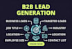 do b2b lead generation , targeted prospect email leads gen