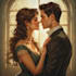 draw a beautiful couple portrait