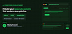 a responsive website using HTML CSS and javascript