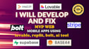 develop mvp lovable replit bolt base44 supabase ai tool