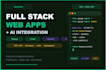 build a full stack web application with ai integration