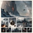 draw complete sci fi concept art package with characters