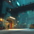 design sci fi concept art for indie games with characters
