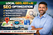 do local GEO SEO aeo optimization on ai and google search