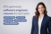 create an ats optimized software engineer resume for tech jobs