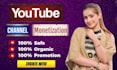 do promotion for youtube channel monetization