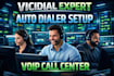 setup vicidial asterisk voip call center system