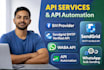 build whatsapp api, sendgrid stmp, bulk email sender, facebook business manager