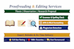 edit, format, proofread thesis, dissertation, and research proposal