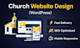design high converting church website wordpress SEO fast responsive pro