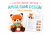 create crochet and knitting patterns in multiple languages, amigurumi toy design