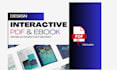 design an interactive pdf and interactive ebook