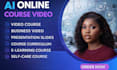 do online video course creation, e learning course, educational course