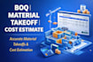 construction quantity takeoff, boq and commercial duties