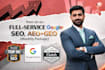 do monthly full SEO,GEO and aeo packages