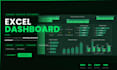 create a professional excel dashboard and KPI report