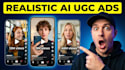 create realistic ai ugc video for social media