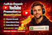 do organic youtube promotion for channel monetization