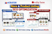 setup ecrater ruby lane ecommerce store product listing SEO optimization
