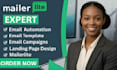 set up and manage mailerlite email campaigns and automations