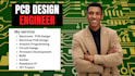 design schematic, custom pcb design and layout, improve or optimize pcb design