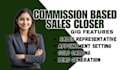 be commission based sales closer online salesperson sdr sales representative